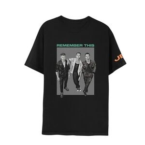 Jonas Brothers Remember This Black Tour Tee - Size: L